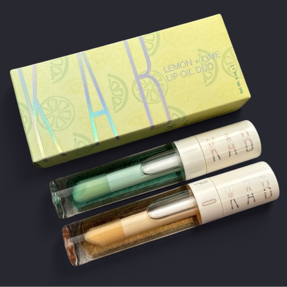 KAB Lemon & Lime Lip Oil Set - Picture 2 of 7